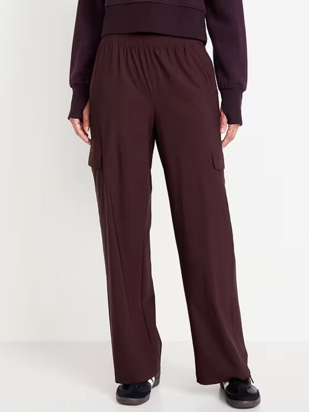 NWT! Old Navy High-Waisted SleekTech Wide-Leg Cargo Pants - LARGE TALL ONLY 👟